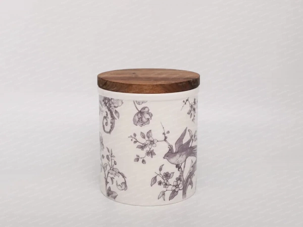 Банка форма. Стандартная средняя рисунок. Monplesir Violet