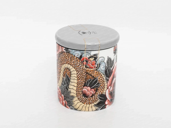 Подарочный набор Свеча ароматическая Северное сияние (флакон Tattoo. Serpenta)