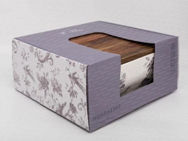 Салатник 2300 мл форма. Стандартная рисунок. Monplaisir Violet
