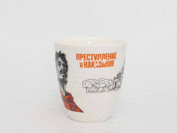 Подарочный набор, бокал, форма Вариации, рисунок Преступление и наказание