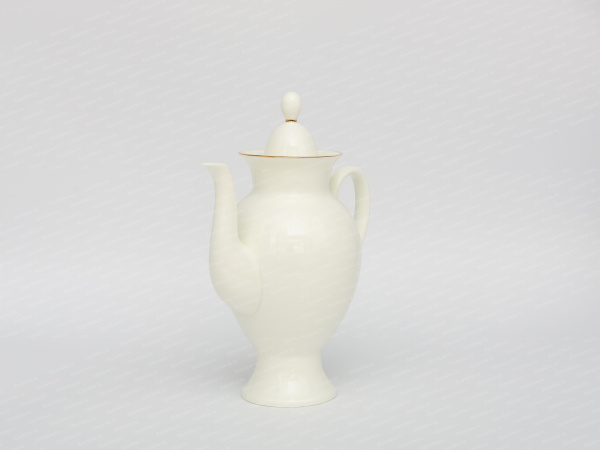Кофейник, форма Классическая-2, рисунок Золотая лента