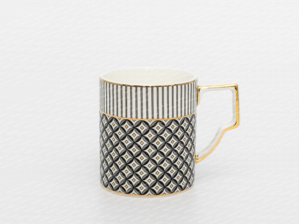 Чашка с блюдцем кофейная, форма Элегия, рисунок Elegant