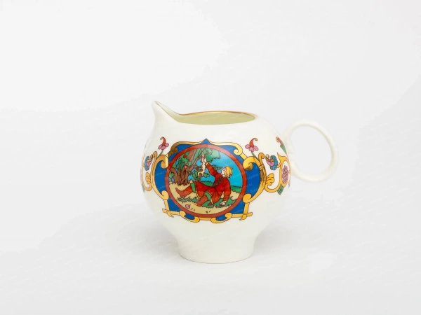 Сливочник, форма Яблочко, рисунок Сказки Билибина