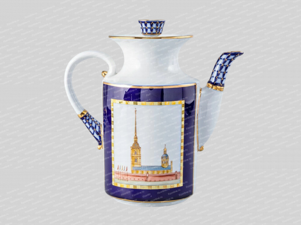 Кофейник, форма Банкетная, рисунок Классика Петербурга
