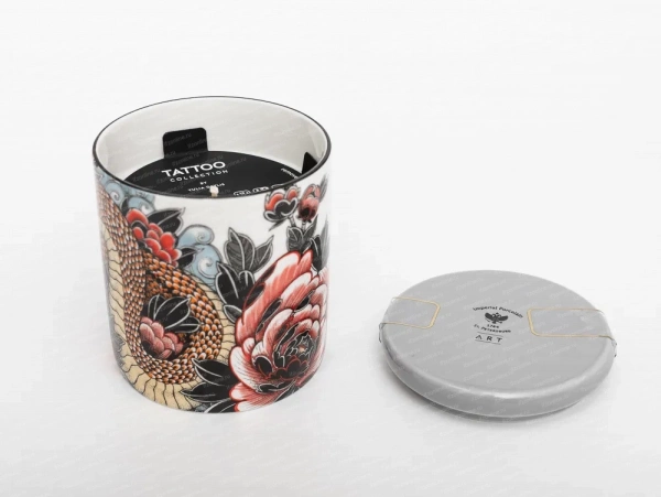 Подарочный набор Свеча ароматическая Северное сияние (флакон Tattoo. Serpenta)