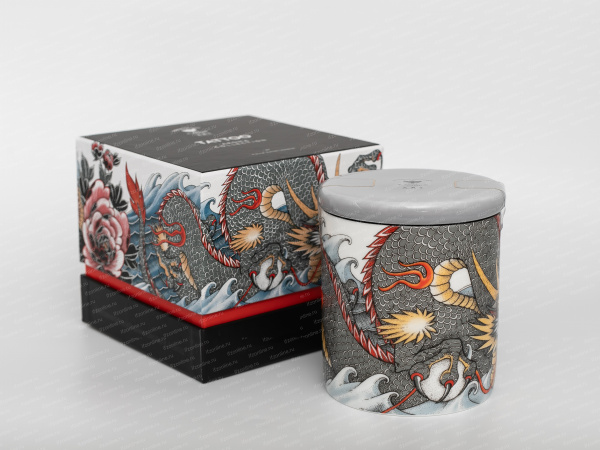 Свеча ароматическая,  Tattoo Dragon / Татуировка Дракона, аромат Аква