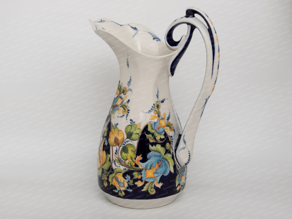 Кувшин Модерн в авторской росписи Сорокиной объем 2300 мл. гжель ручная роспись