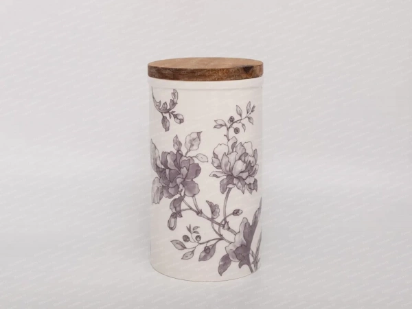 Банка форма. Стандартная высокая рисунок. Monplasir Violet